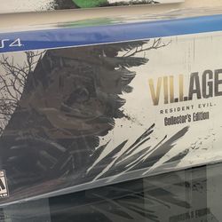RE8 Resident Evil Village Collector’s Edition For PS4 (includes free Digital Upgrade To PS5 Version) PRICE FIRM