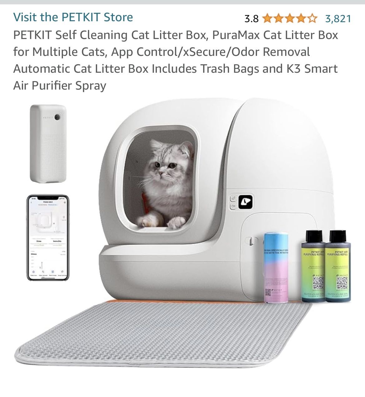 PETKIT PuraMax Automatic Litter Box