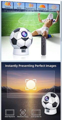 Projector with WiFi & Bluetooth