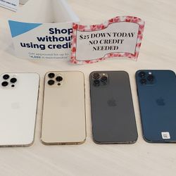 Apple IPhone 12 Pro Max Unlocked - $1 Down Today, No Credit Required