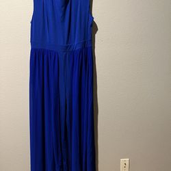 Royal Blue Pant Dress Priced To Sell 