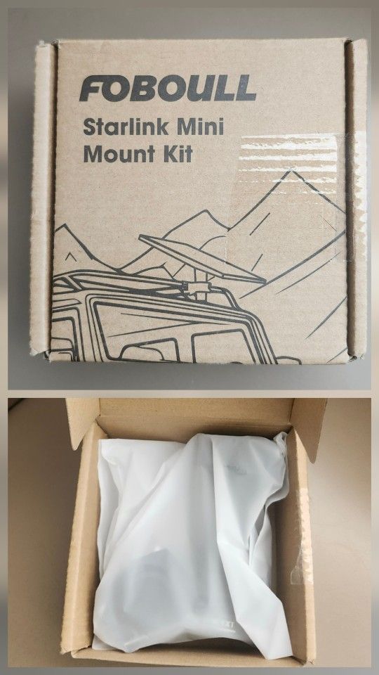 NEW-Starlink Mini Mount Kit for RV, Boat, Camper, Ladder & Guardrail