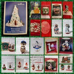 20 HALLMARK SPECIALTY ORNAMENTS DATED 
