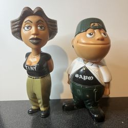Vintage Homies “Tiny” & “Sapo” Figurines – David Gonzales – Early 2000s Bobbles