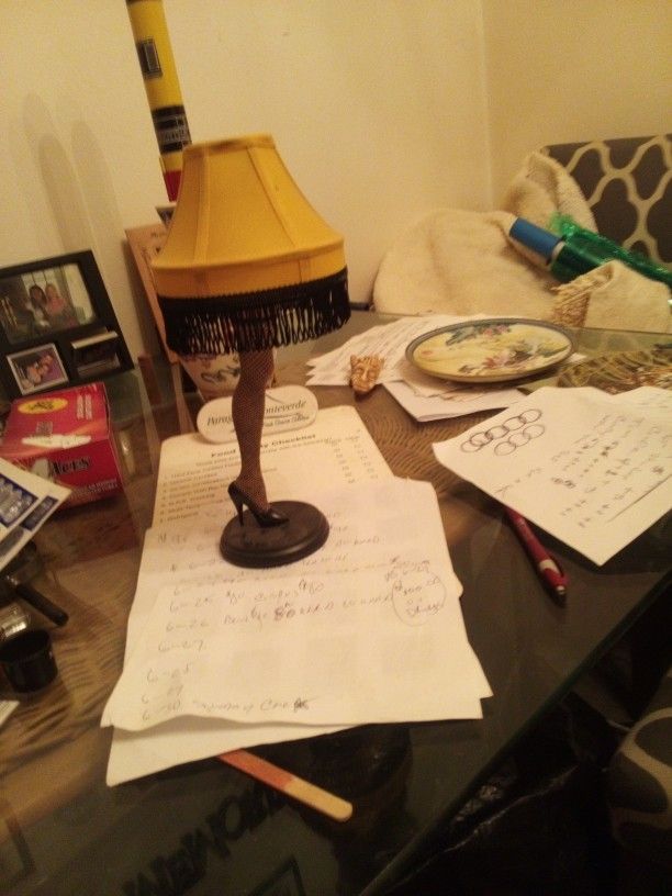 A Christmas Story Leg Lamp  Tea Light Holder