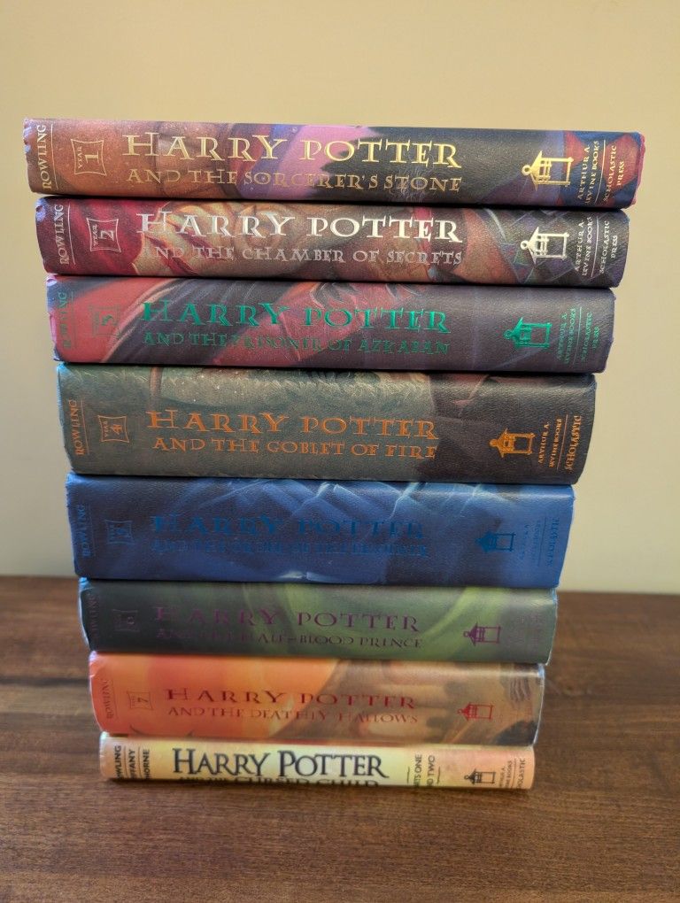 Harry Potter Hardback Books 1-7 plus 1 Other - 1st Editions