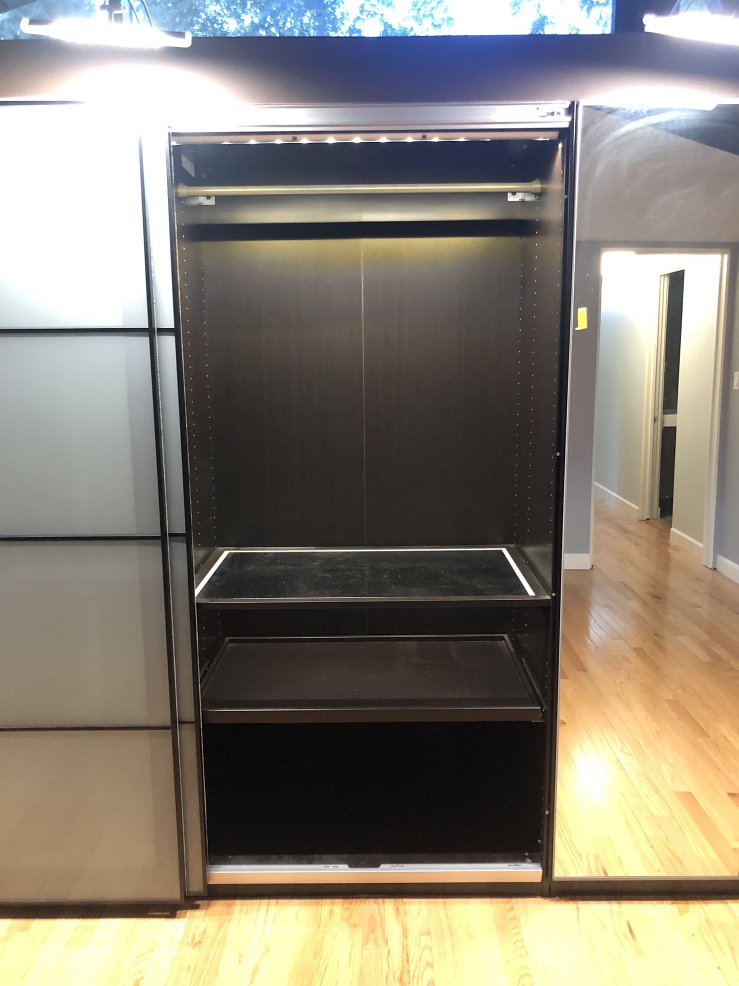 IKEA Closet Mirrored Sliding Doors + Shelves for Sale in Pasadena, CA OfferUp