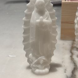 Velas De La Virgen Para Recuerdos Y Decoracion