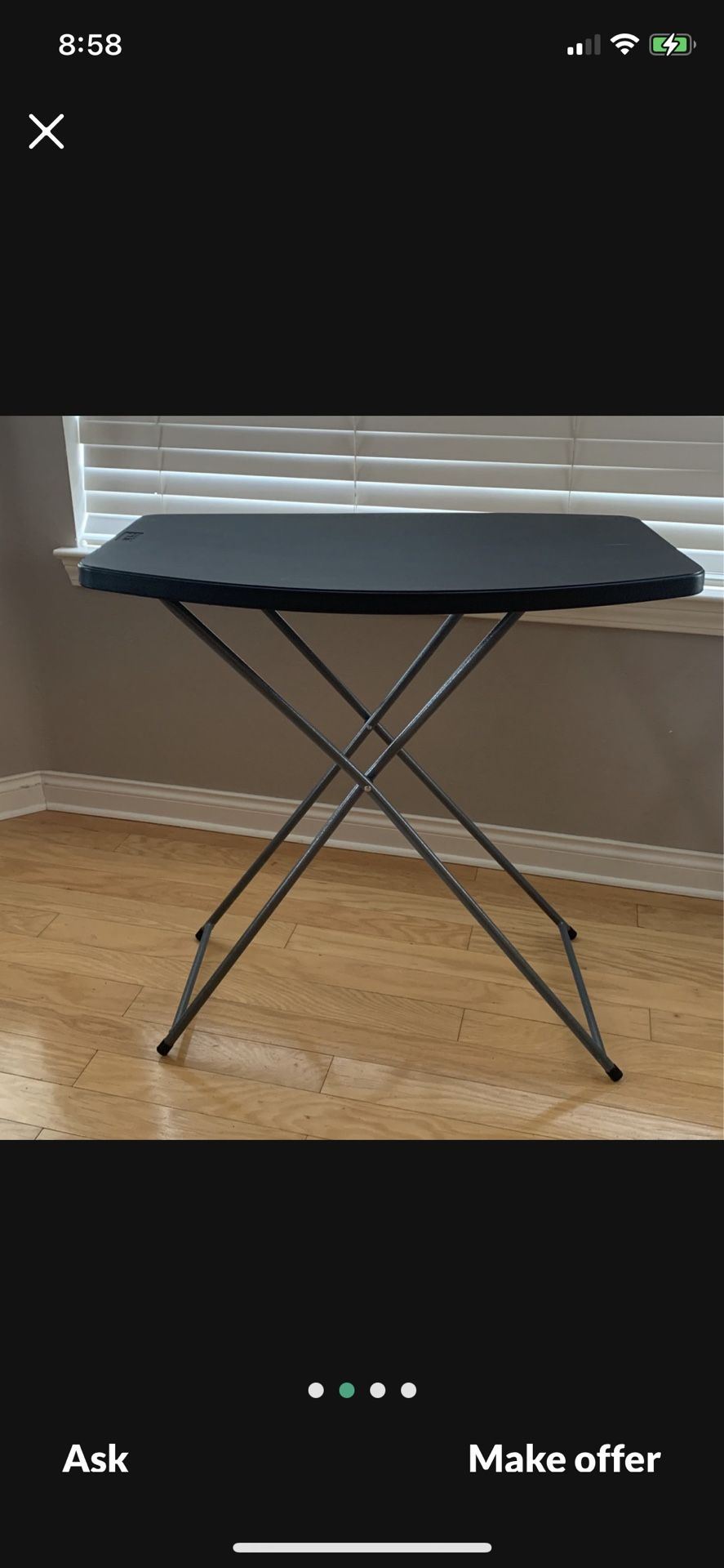 Adjustable Pop Up Activity Table