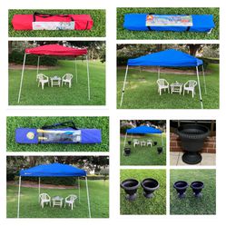 3 canopies for $100  ready for Mother’s Day Graduation Party…