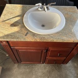 Bathroom Vanity And Sink 