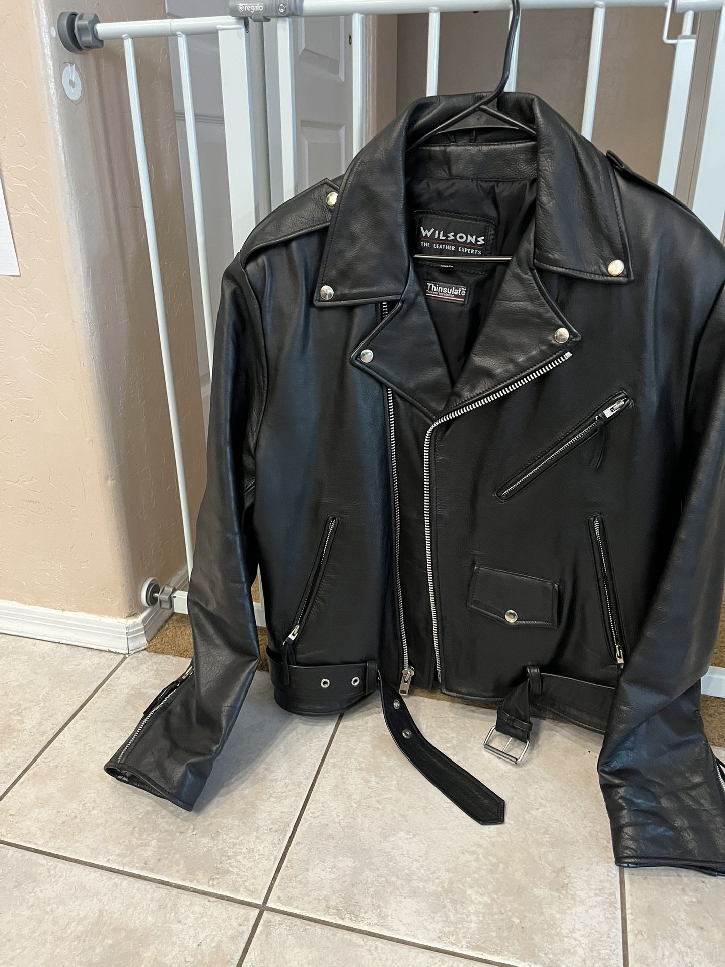 Wilson Unisex Leather Jacket 