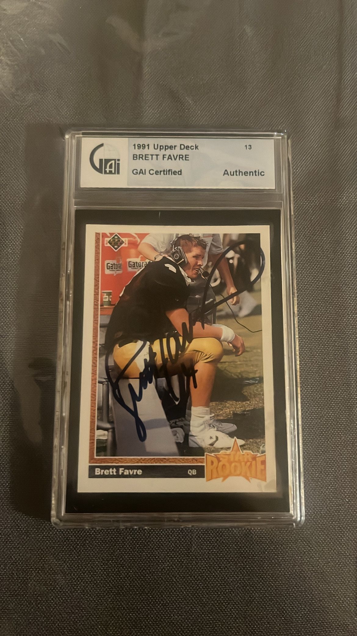 1991 Upper Deck Brett Favre Card