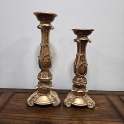 2 Vintage Candle Holders