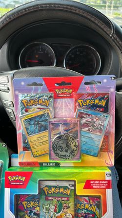30th tech sticker, First partner and 2 pack Pokemon