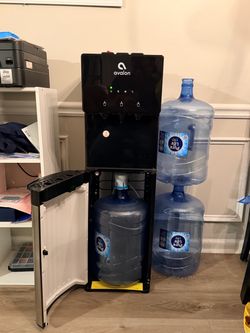 Avalon Hot & Cold Water Cooler Dispenser – Black