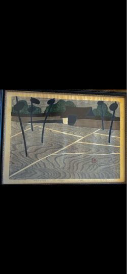 Framed Japanese Woodblock Print – Daitokuji Kyoto