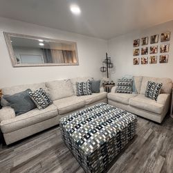 Sofa Loveseat Ottoman And Accent Chair (protection Plan Included)