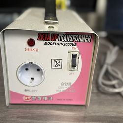 Haniltech HT-2000UB 2KVA step-up transformer