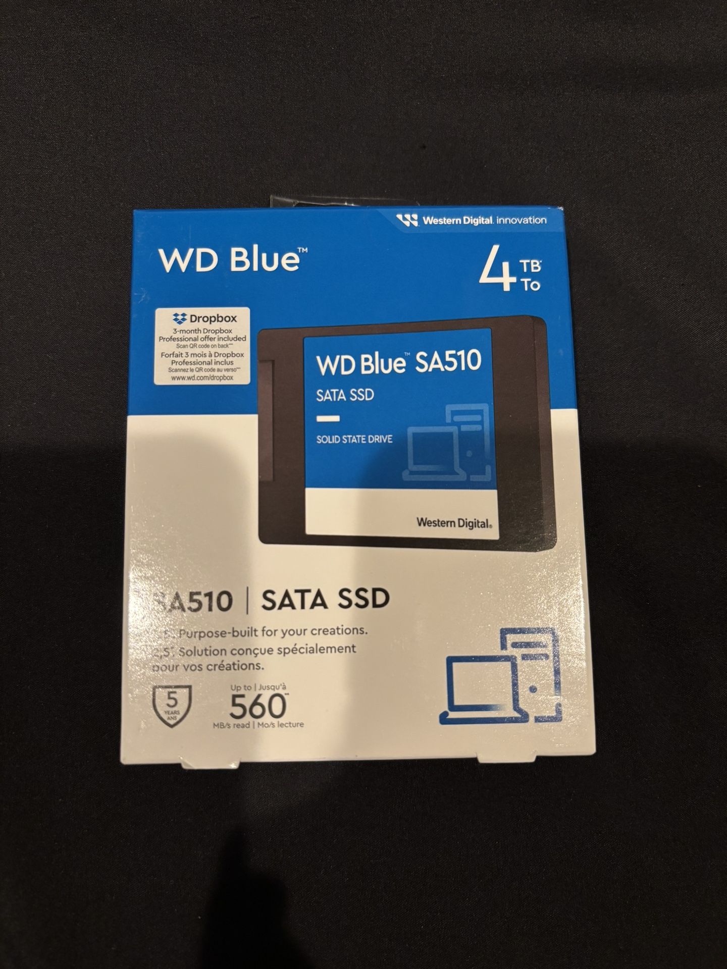 New WD blue 4TB SA510 SATA SSD. Shoot Me Offer!