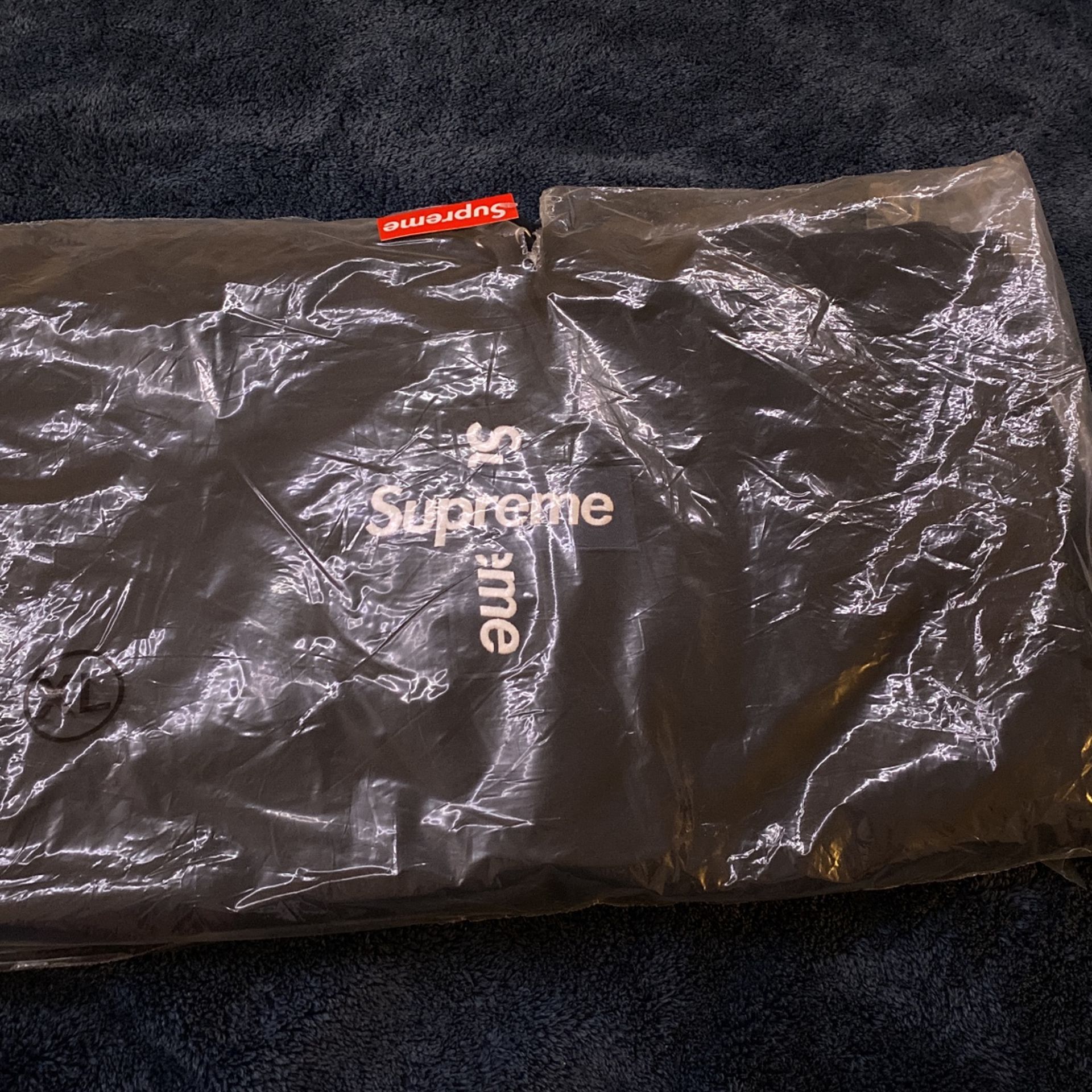 Supreme Cross Box Logo Hooded Sweatshirt 100% Authentic