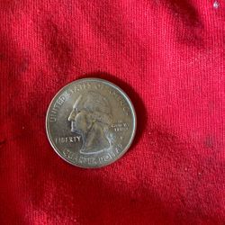 1999 Delaware Quarter Error Coin 