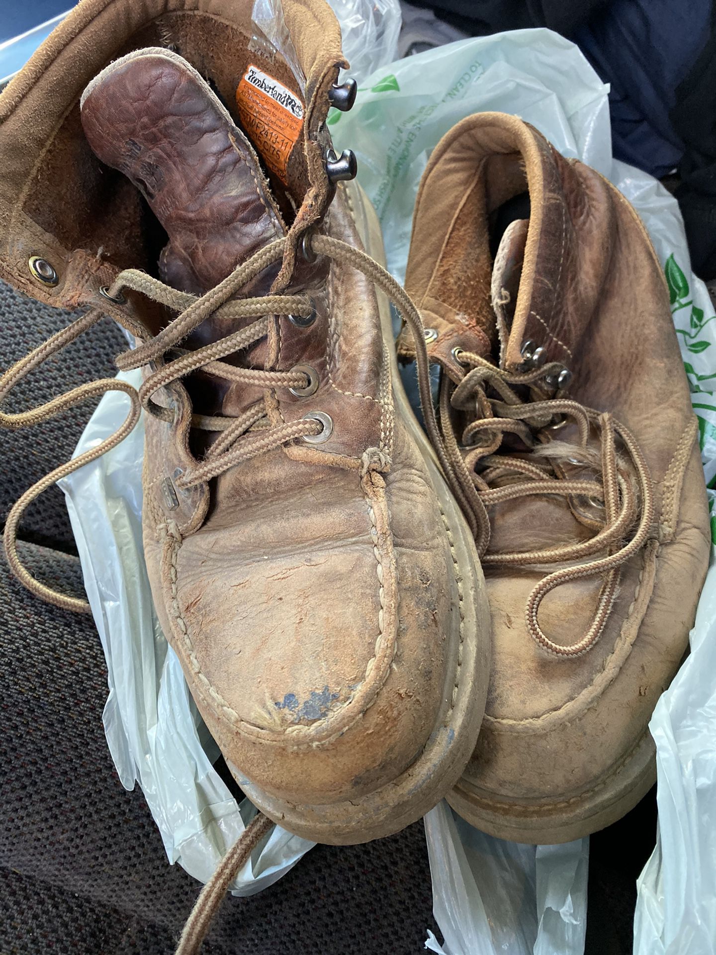 Timberlands Work boots