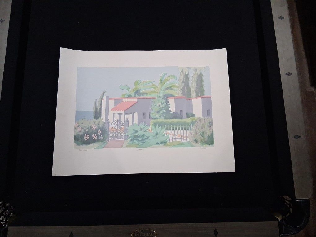 Villa Serigraph By William Buffet