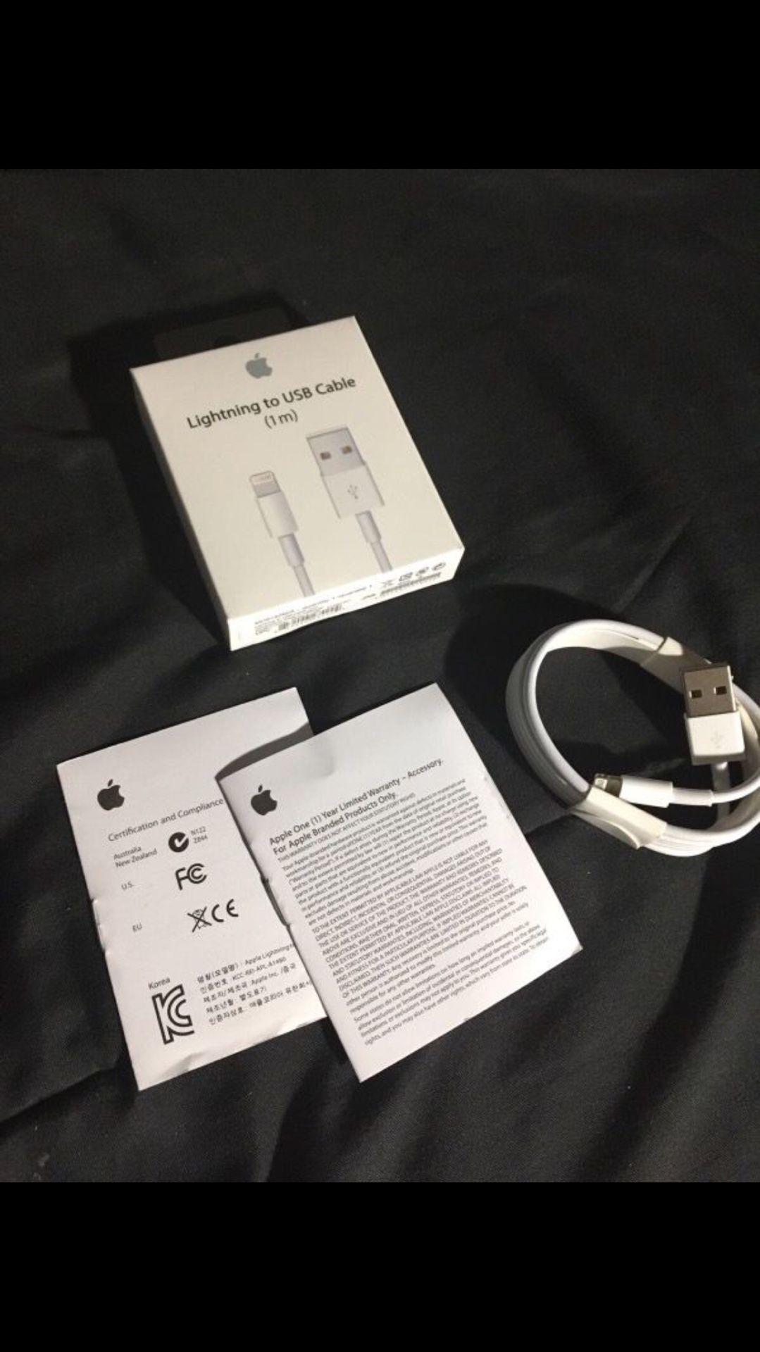 Apple lighting cable