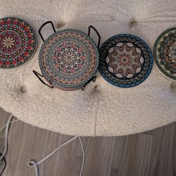 8 Ceramic Coasters
