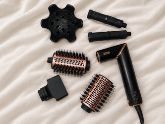 Shark FlexStyle Air Multi-Styler & Hair Dryer – Black/Rose Gold + Storage Bag