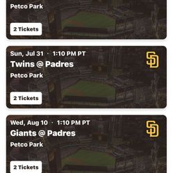 Upcoming Home Stand Padres