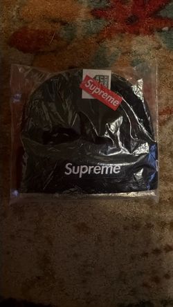 Supreme Black Beanie Hat
