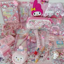 My Melody (140 PCS) ULTIMATE XL BUNDLE Stationery/Beauty Gift Set Bts Party Favors  Lot