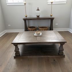 Coffee table and sofa table