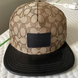 Beige Coach Hat.