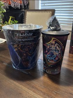 Thor Love and Thunder Popcorn Tub/Cup/Keychain