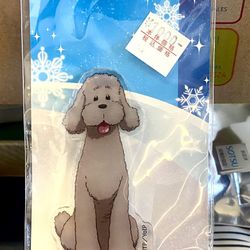 Makkachin Acrylic stand from the anime Yuri!!! On Ice