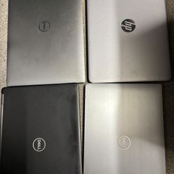 3 Dells And Hp Laptops,i5 and i7 And 3 Touchscreen.