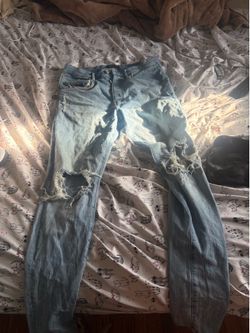 purple jeans size 34