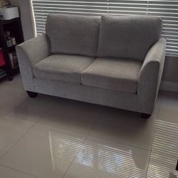 Gray Love Seat