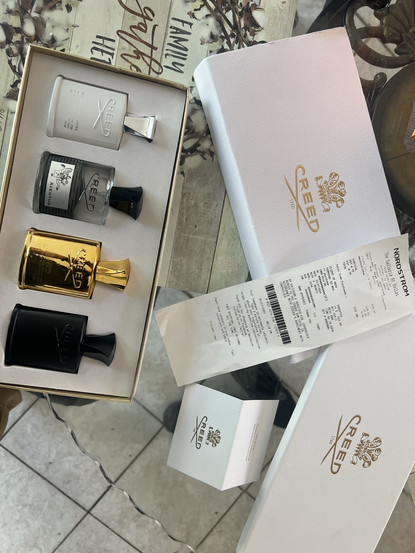 Creed set (send offers)