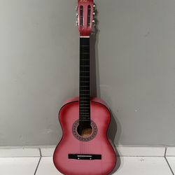 Pink Guitar Full size