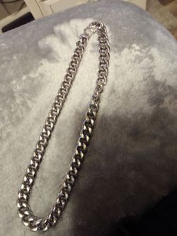 Cuban stainless steel chain
