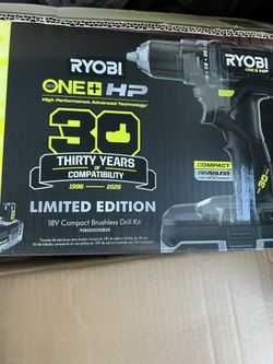 ryobi 30th anniversary drill limited edition