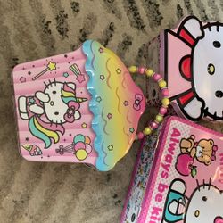 Hello Kitty Metal Tin Lunchboxes 