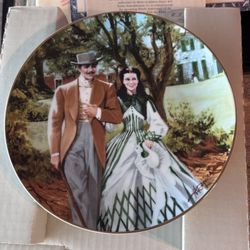 Gone With The Wind  “Home To Tara “ China Plate 