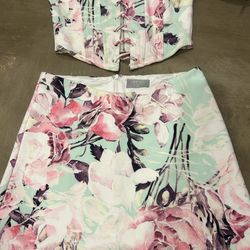 Floral Skirt Set 