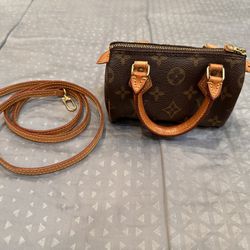 Authentic Louis Vuitton Nano Speedy Monogram