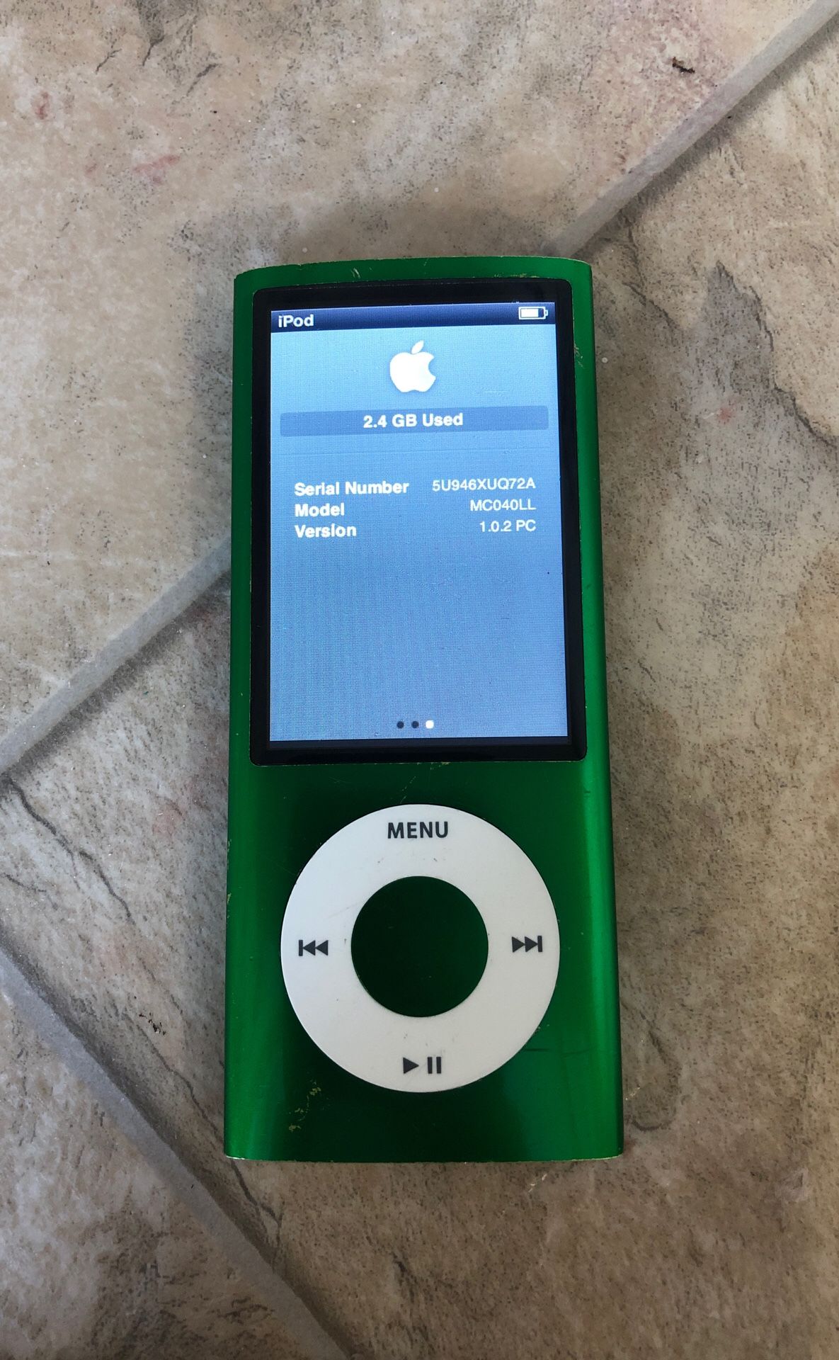 Apple iPod nano (5th Gen/Camera) 8 GB *Green Edition